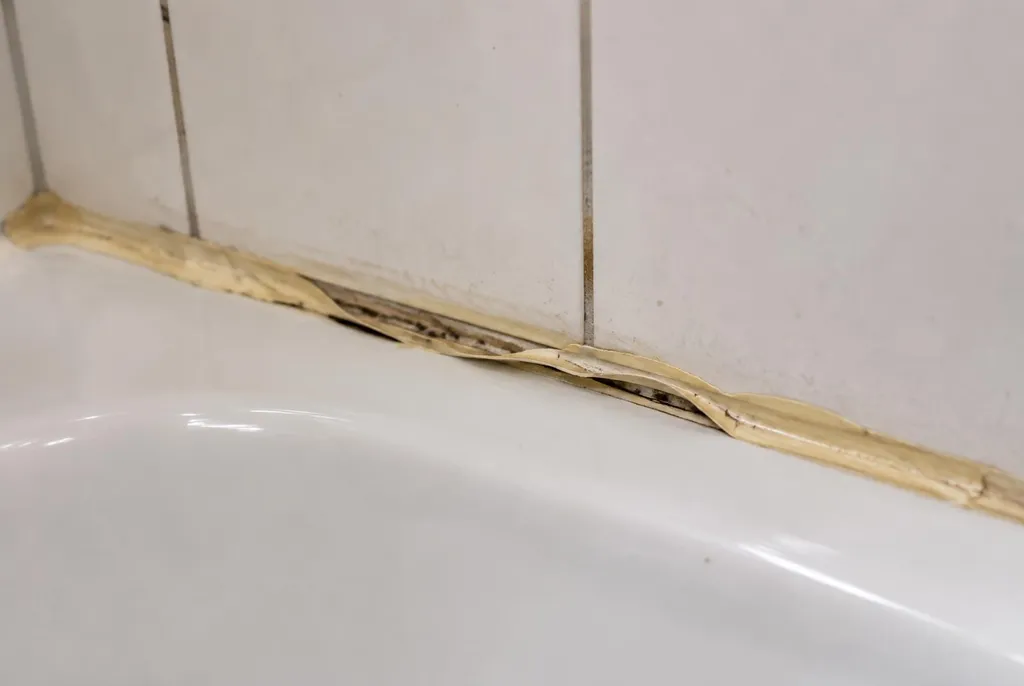 Kitbedrijf Oudewater – loslatende kit naast het bad